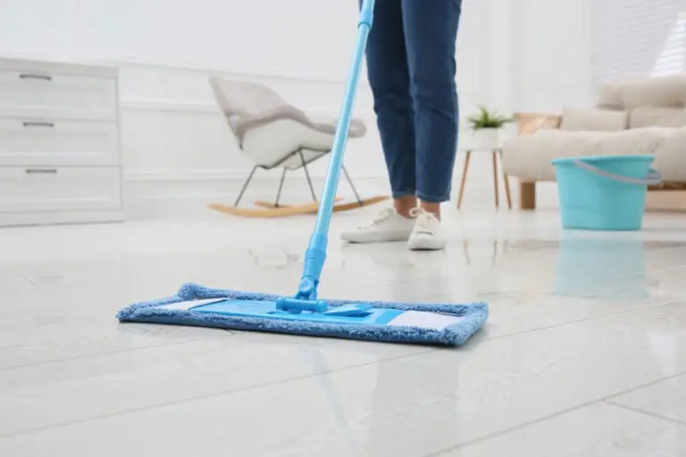 Hardwood floor cleaning and shine